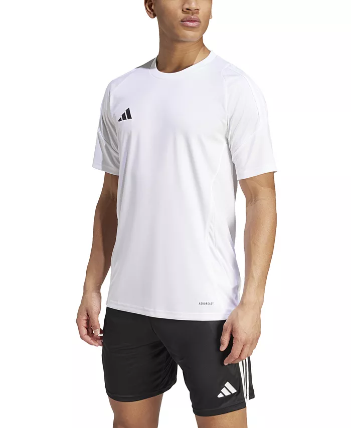 

Мужская облегающая спортивная майка Tiro 24 с тремя полосками adidas, мультиколор