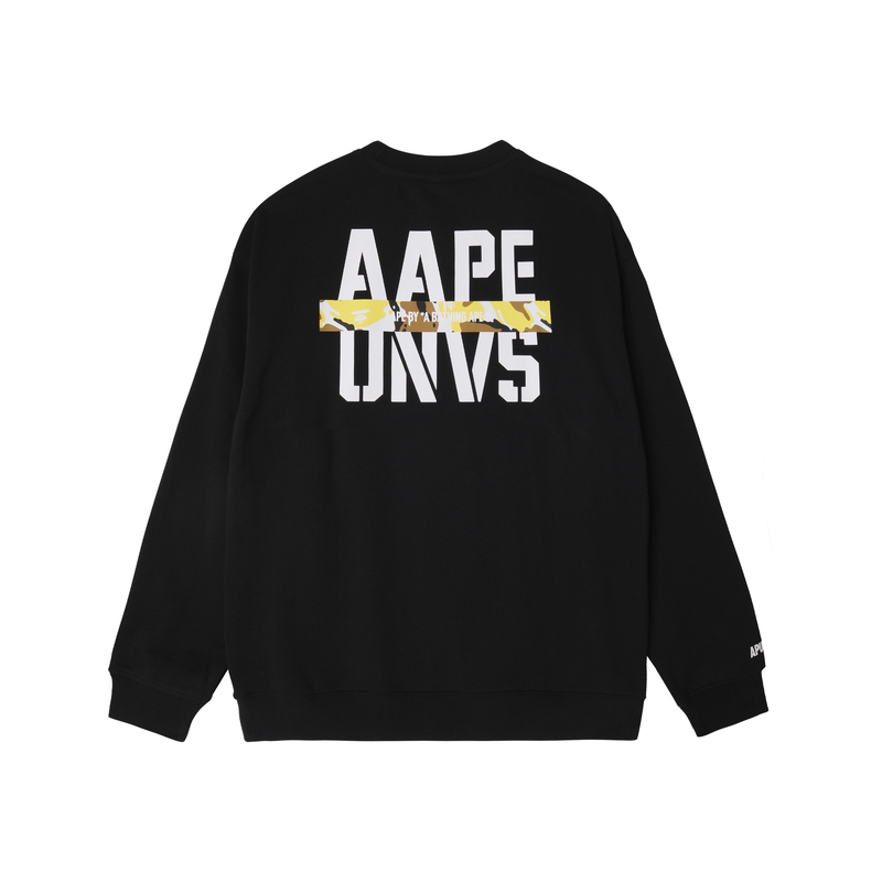 

Футболка Aape с принтом логотипа, черная BKX
