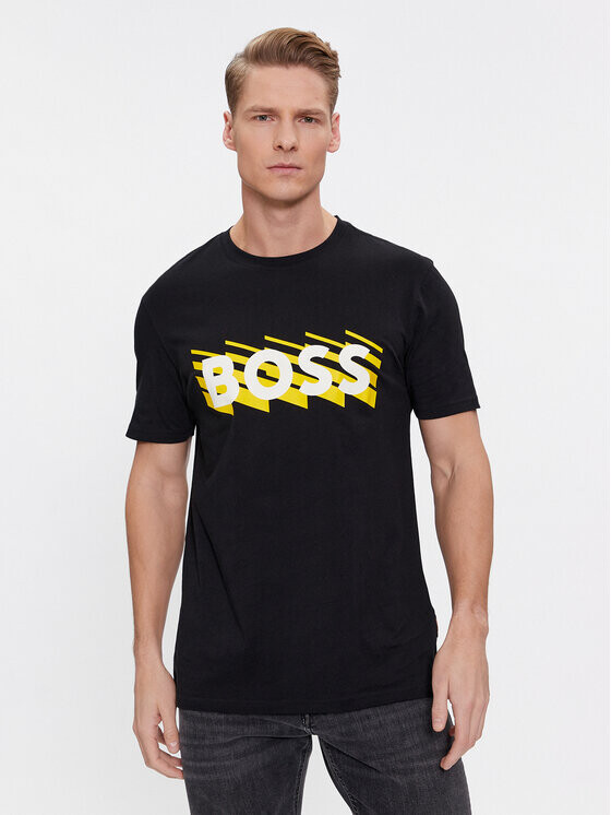 

Футболка стандартного кроя Boss, черный