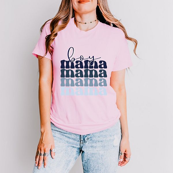 

Футболка Boy mama с разноцветным принтом Simply Sage Market, Pink, Зеленый, Футболка Boy mama с разноцветным принтом Simply Sage Market, Pink