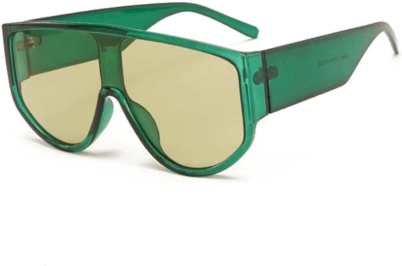 

Солнцезащитные очки AMFG в ретро-оправе с большой оправой, для мужчин и женщин, декоративные, для защиты от солнца, подарок (Цвет: A, Размер: Средний), A