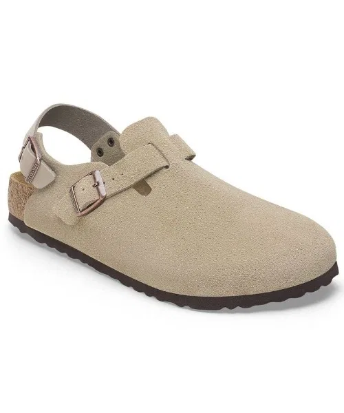 Унисекс сандалии из замши Birkenstock Tokio NARROW чёрные — фото 2