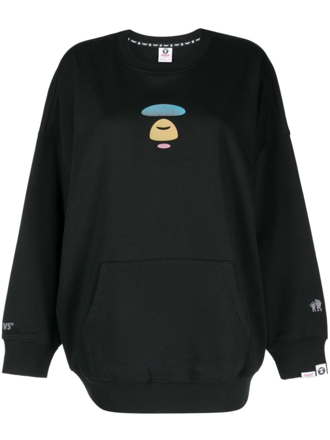 

A Bathing Ape толстовка с нашивкой-логотипом, черный