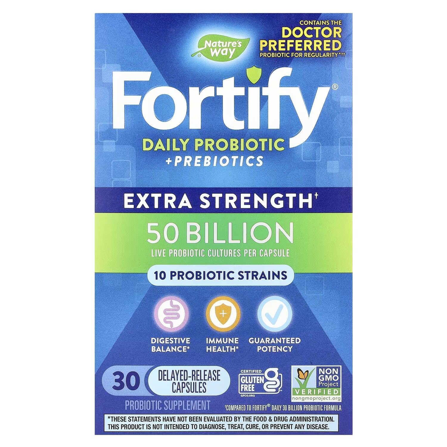 

Добавка Nature's Way Fortify Daily Extra Strength, 30 капсул