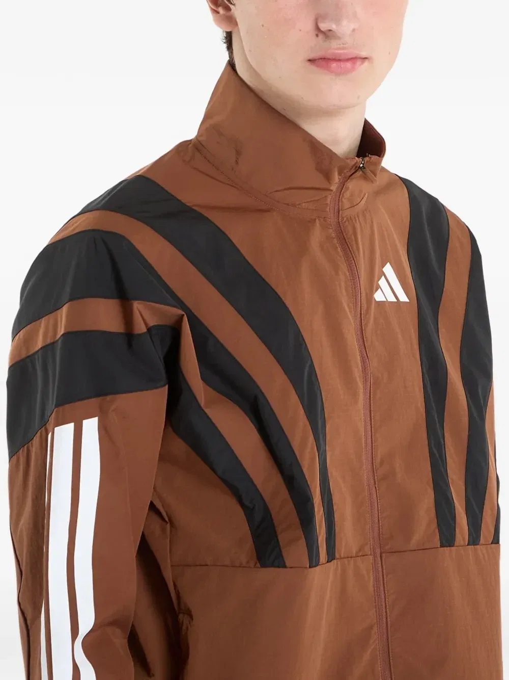 Куртка Adidas Humanrace Adizero Archive, коричневый — фото 3