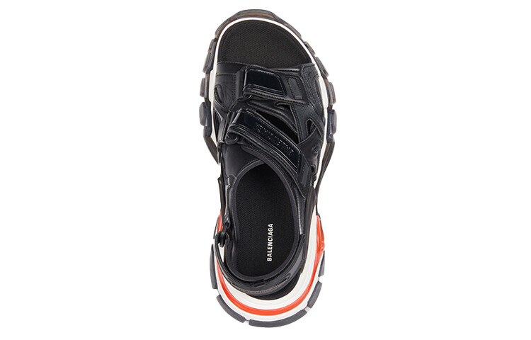 Сандалии пляжные Balenciaga Track 2.0 женские, черный — фото 2