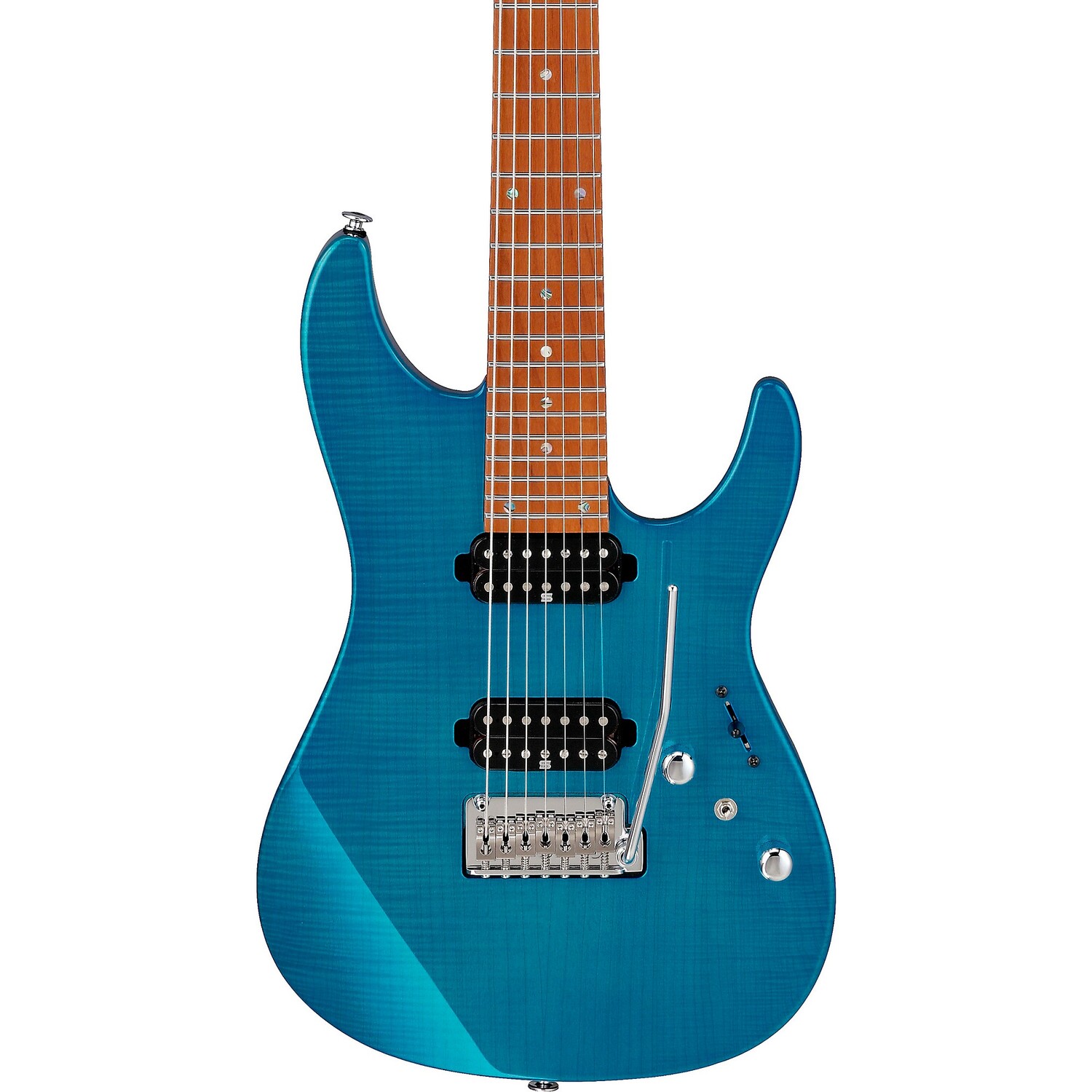 

Ibanez MM7 Martin Miller Signature Электрогитара Прозрачная Голубая Вода