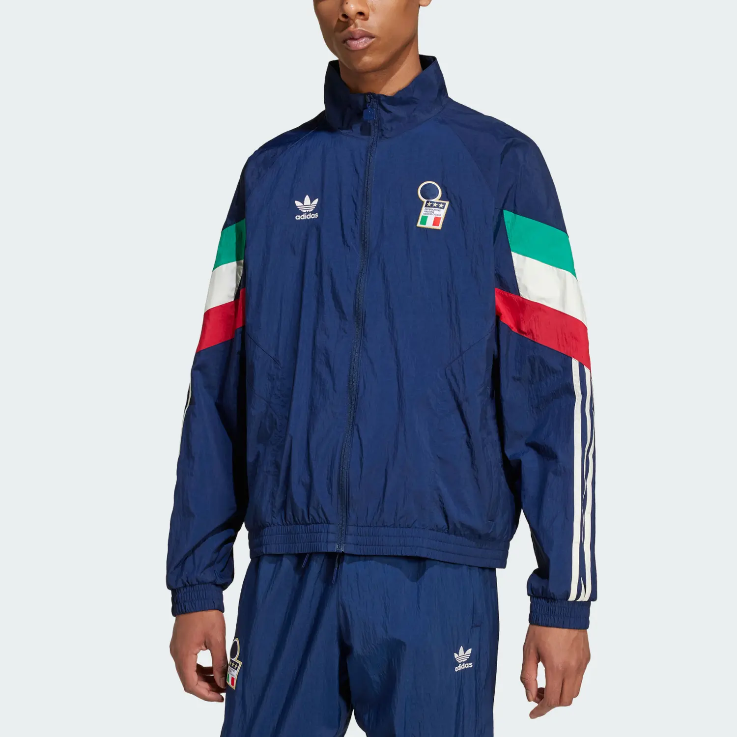 Оригиналы Италия Тренировочный Топ Adidas, Темно-индиго — фото 3