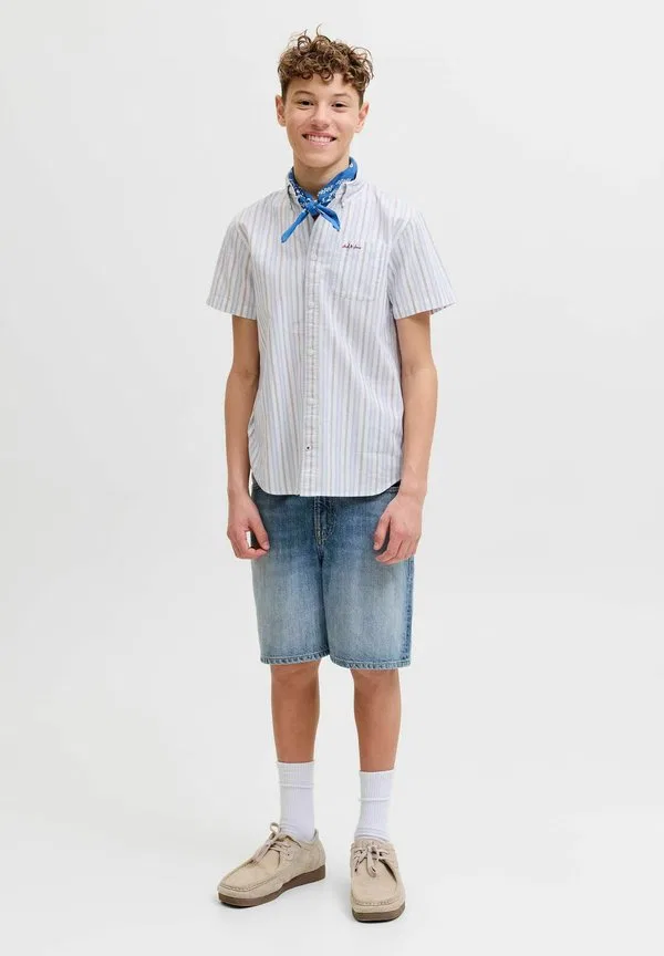 Hemd hemd junior рубашка Jack & Jones Junior, White