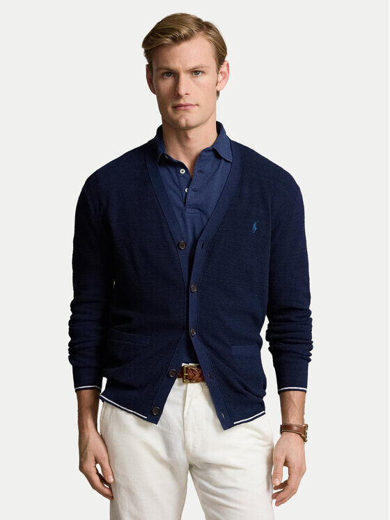 

Кардиган стандартного кроя Polo Ralph Lauren, синий