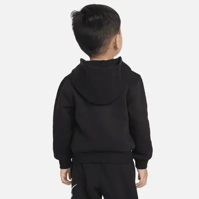 Худи Nike Sportswear Club Fleece Toddler Full-Zip Hoodie, черный — фото 2