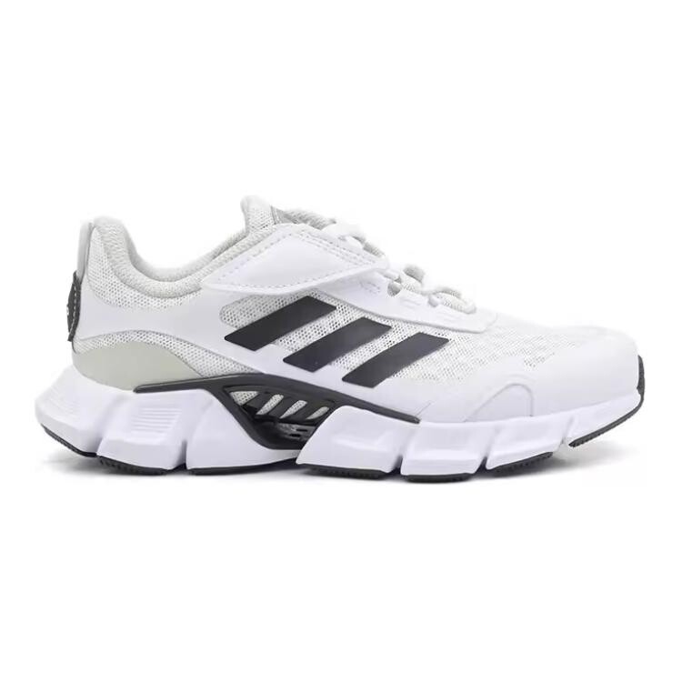 Детские кеды Детские низкие белые/черные Adidas, белый/черный — фото 2