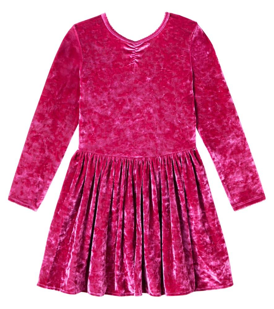 

Платье Carlito из бархата Konges Sløjd, Sangria