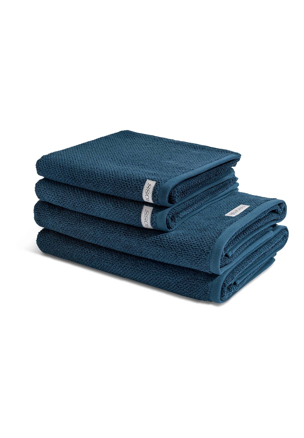 

Полотенце для ванной Ross 2 X 2 X Duschtuch im Set Selection Organic Cotton, ночной синий
