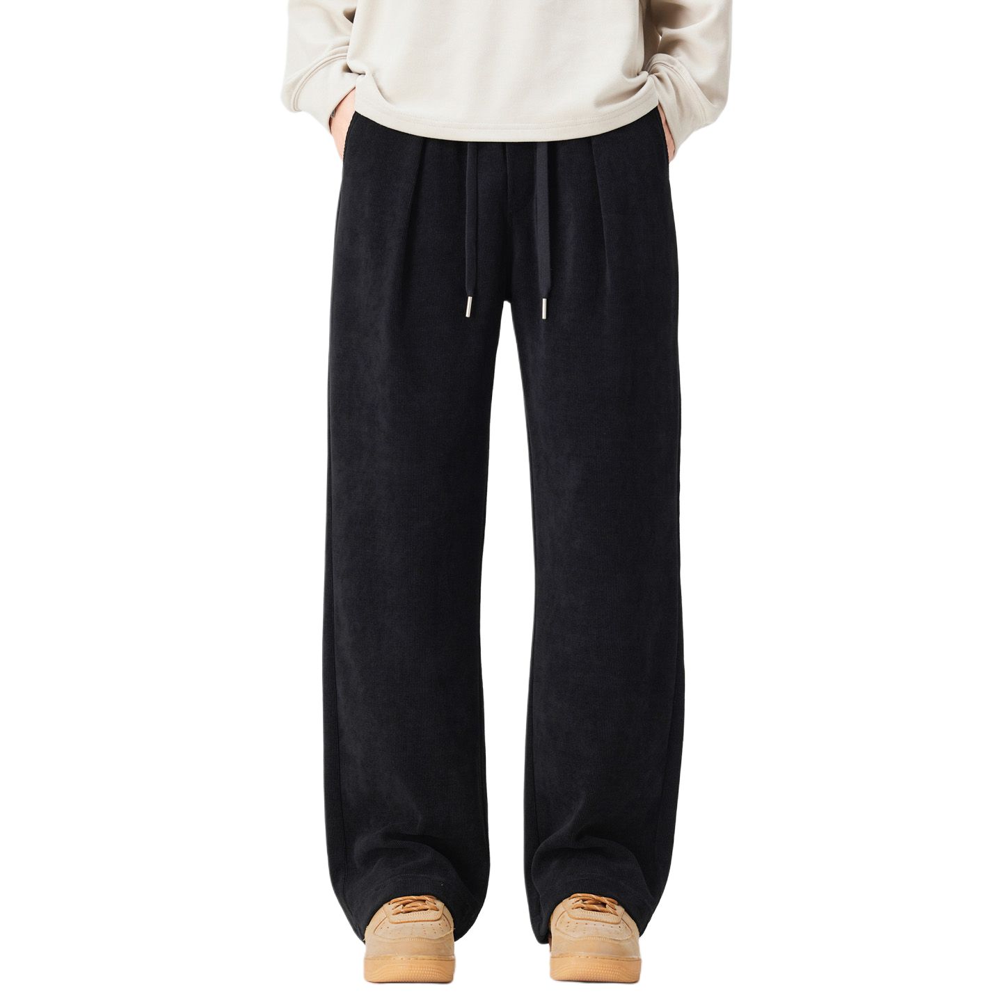 

Повседневные брюки Unisex Moderate Straight Fit Jeep, черный fleece-lined