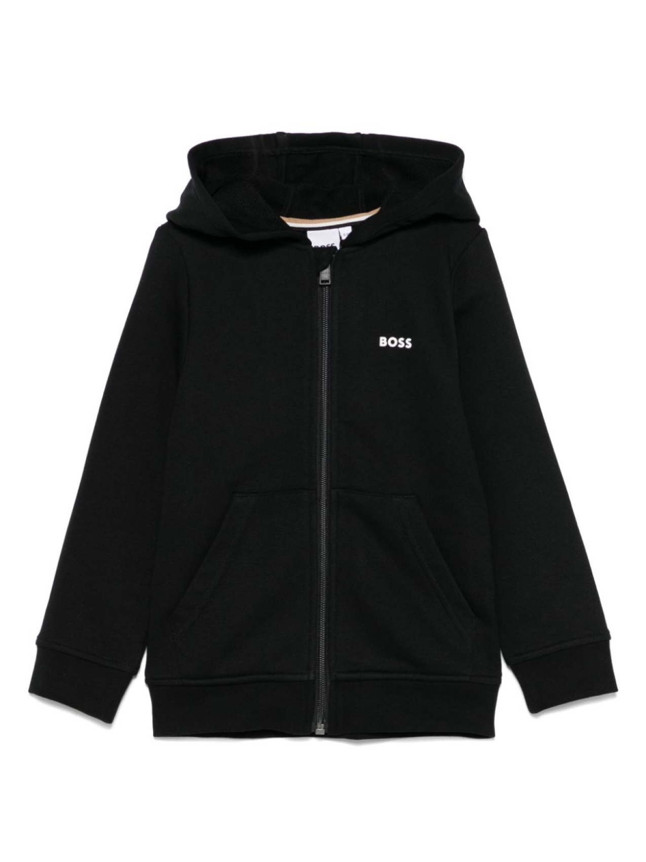 

BOSS Kidswear худи с логотипом, черный