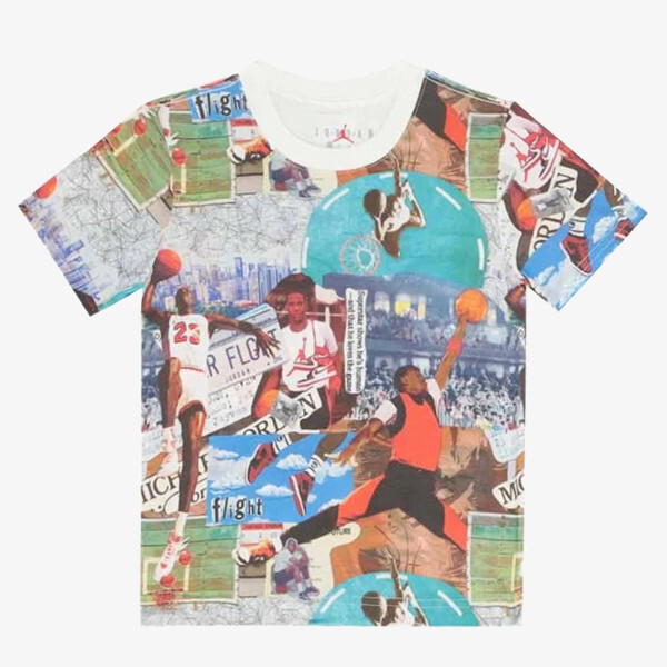 

Футболка jdb mj brooklyn коллаж aop ss Nike, бежевый