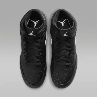 Бутсы Jordan 1 Mid TD, черный/белый — фото 4