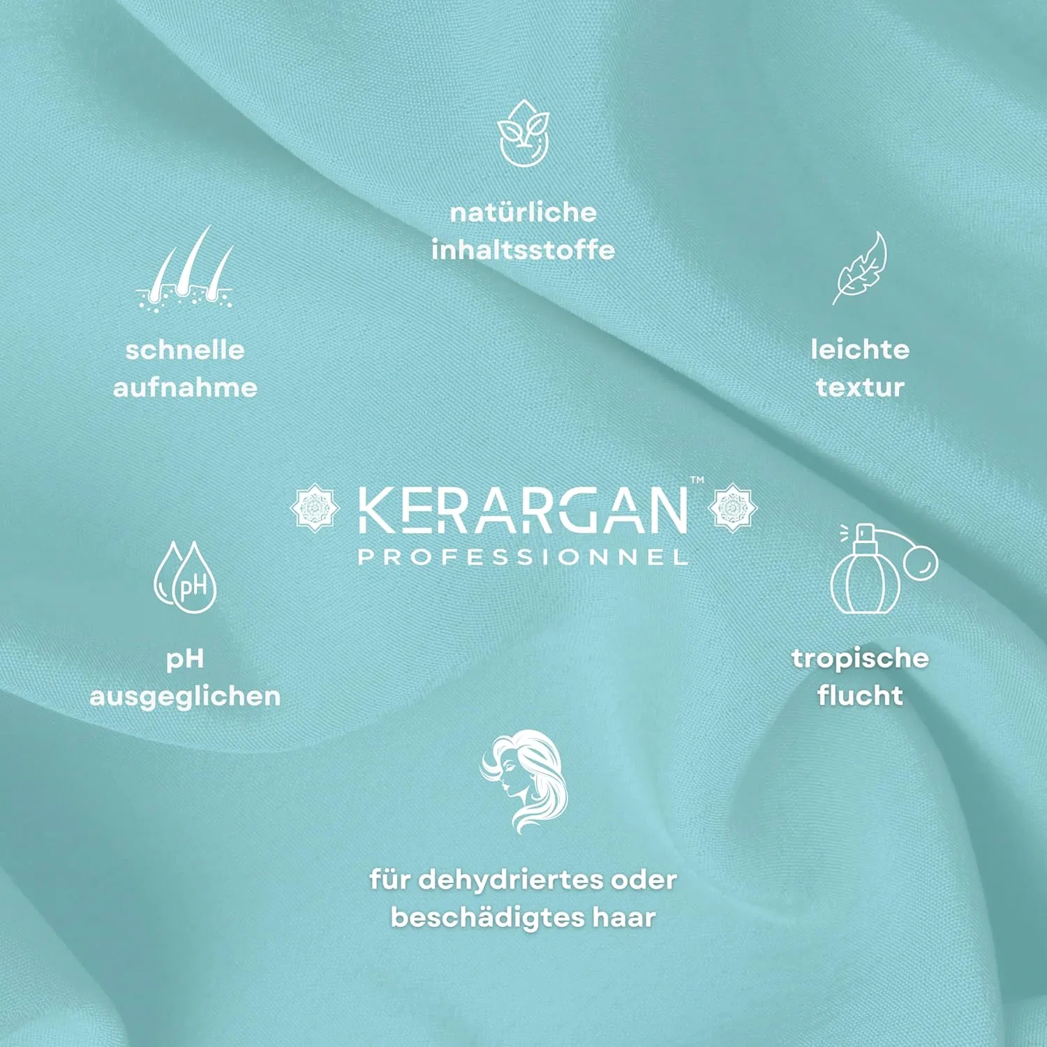 Маска для волос Kerargan с кокосовым, аргановым и ромашковым маслом Kerargan — фото 4