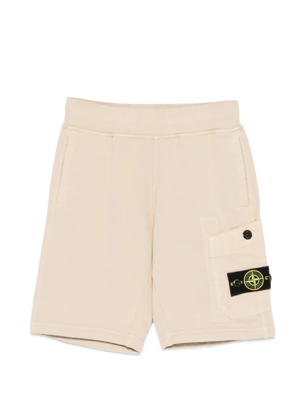 Шорты с нашивкой логотипа Stone Island Junior, нейтральный