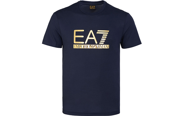 

EMPORIO ARMANI Футболка EA7 мужская темно-синяя, Синий, EMPORIO ARMANI Футболка EA7 мужская темно-синяя