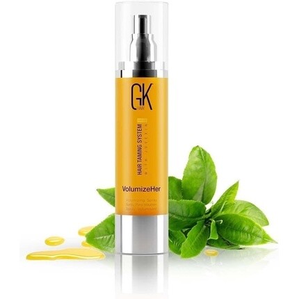 

Global Keratin GK HAIR VolumizeHer Spray 100 мл Термозащитный спрей для восстановления сухих поврежденных волос Спрей для предотвращения вьющихся волос Профессиональный вид для мужчин и женщин всех типов волос