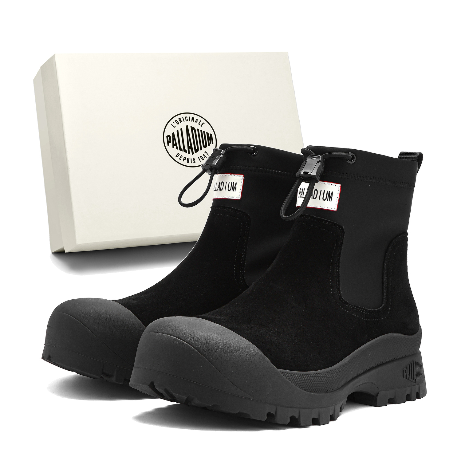 

Мартин ботинки Unisex желтые, белые, черные Palladium, черный[Suggestion: Consider 1 Size Down]