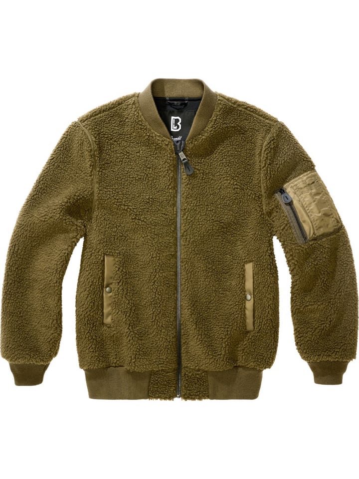 

Флисовая куртка MA1 Sherpa Jacket Brandit, зеленый