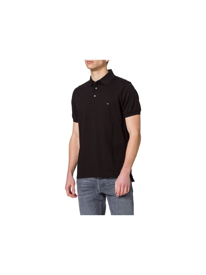 

Поло Tommy Hilfiger kurzarm, черный