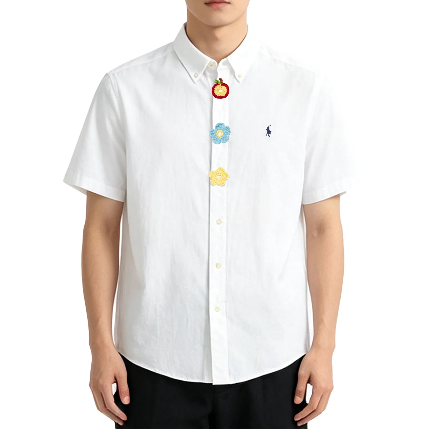 Детская рубашка Polo Ralph Lauren Casual Shirts белый — фото 4
