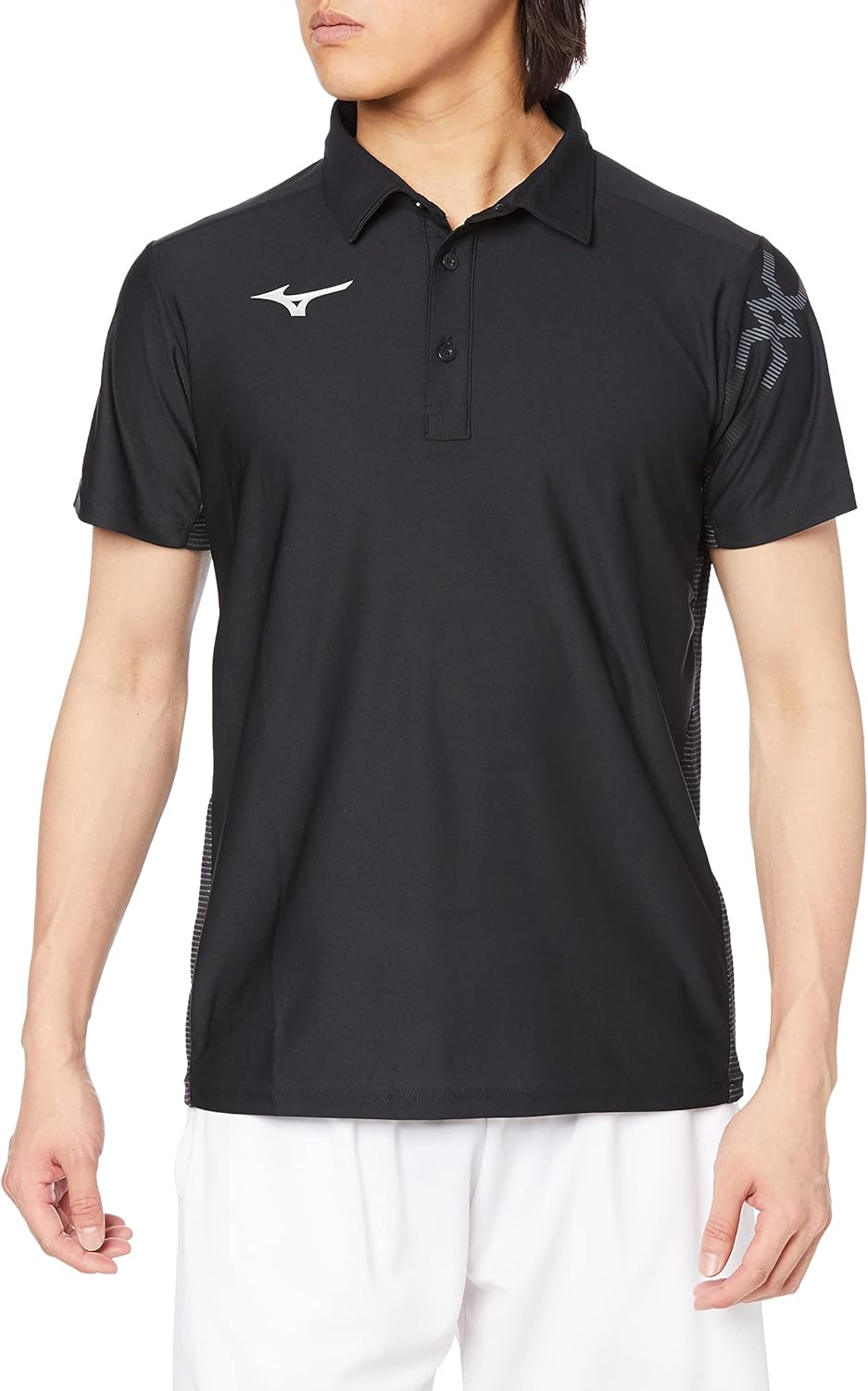 

Футболка-поло Mizuno 32MAA170 MC Line, с коротким рукавом, влагоотводящая, быстросохнущая, для тренировок, черный