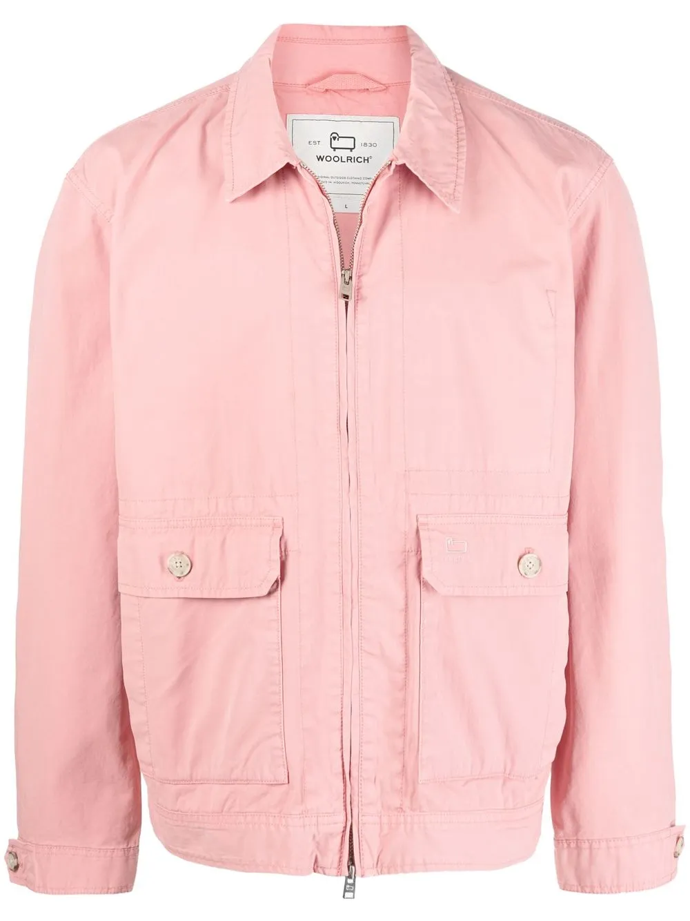 

Бомбер на молнии WOOLRICH, розовый