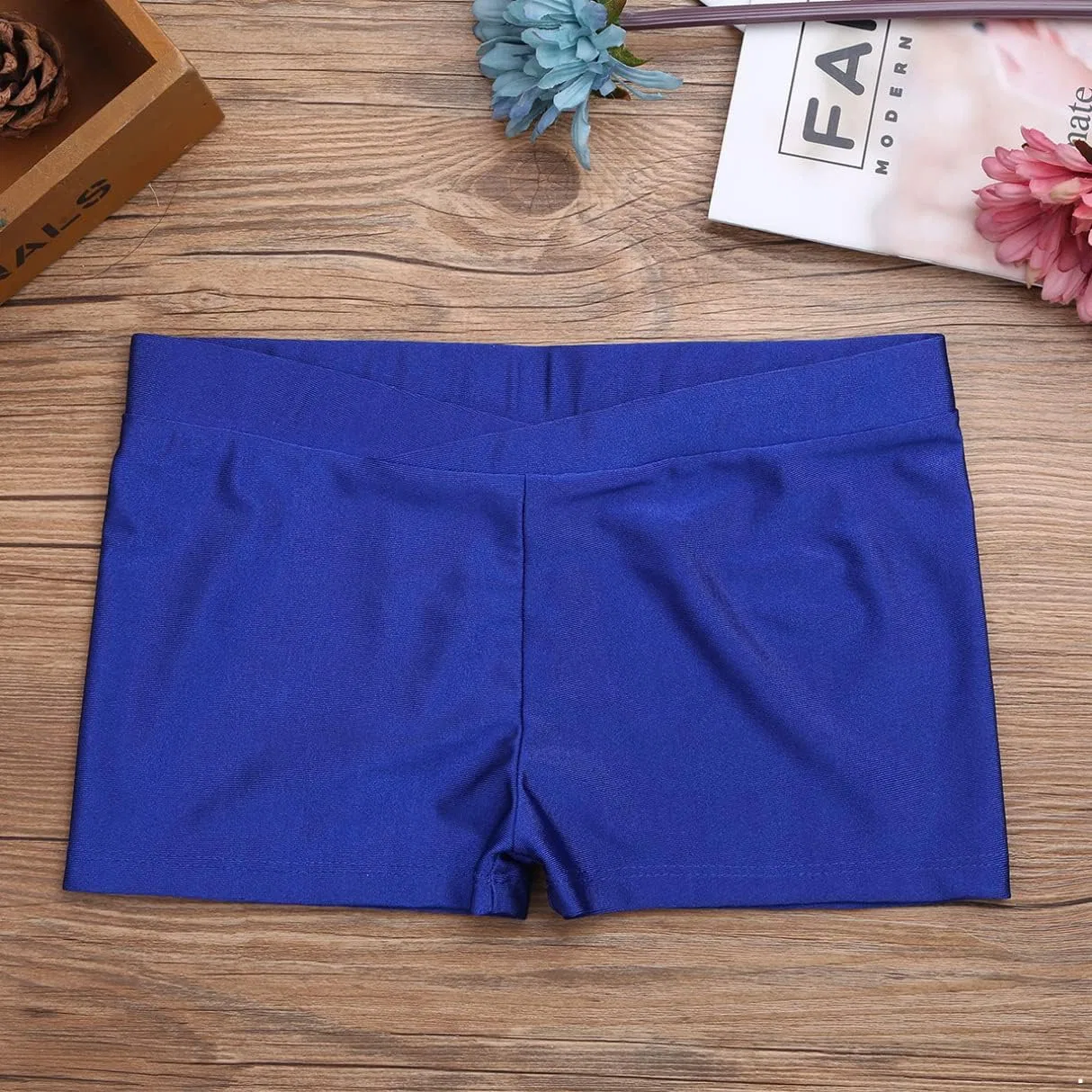 Детские шорты для активного отдыха YiZYiF, V-front Polyester Blue — фото 3