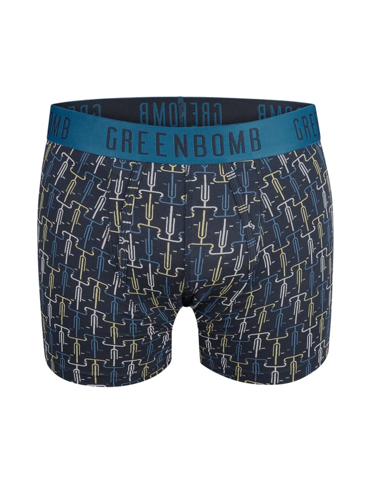 

Боксеры GreenBomb, темно-синий
