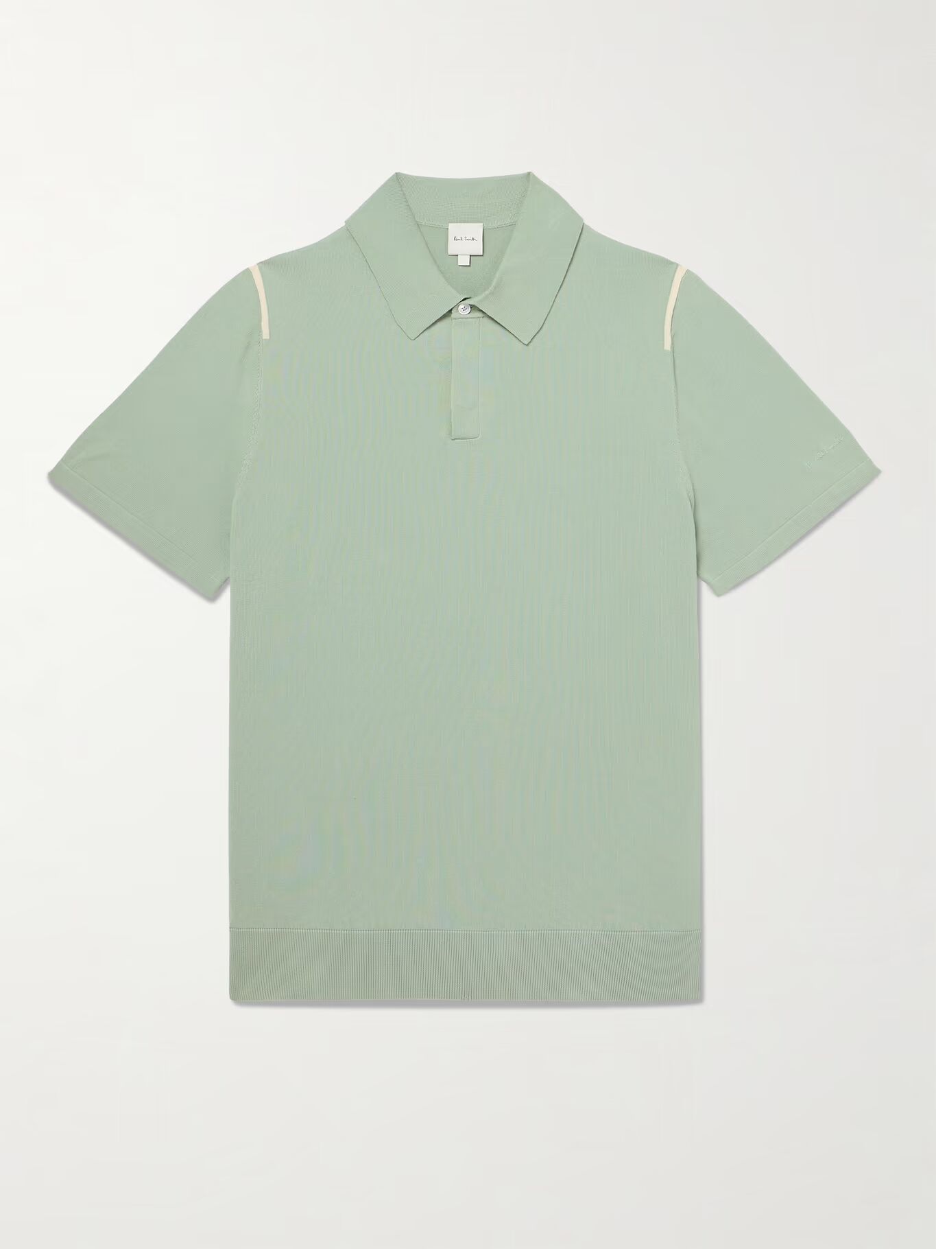 

Рубашка-поло из органического хлопка с вышитым логотипом PAUL SMITH, зеленый