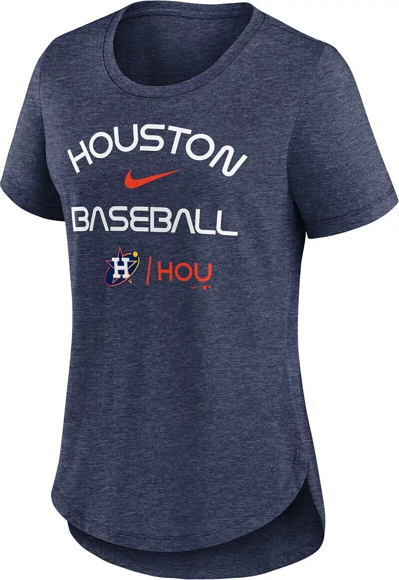 

Женская футболка Nike Houston Astros City Connect Tri-Blend