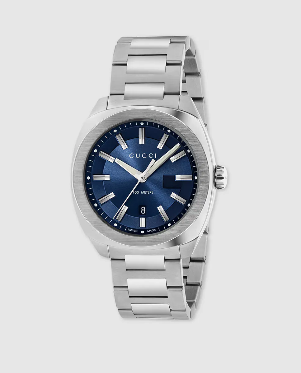 

Gucci GG2570 YA142303 стальные мужские часы, серебряный