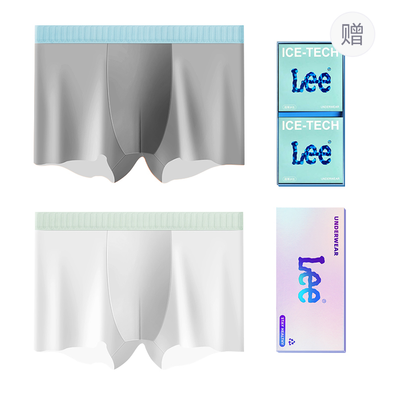 

Классические 101 трусы мужские подарочный набор из 2 полосок Lee, белый