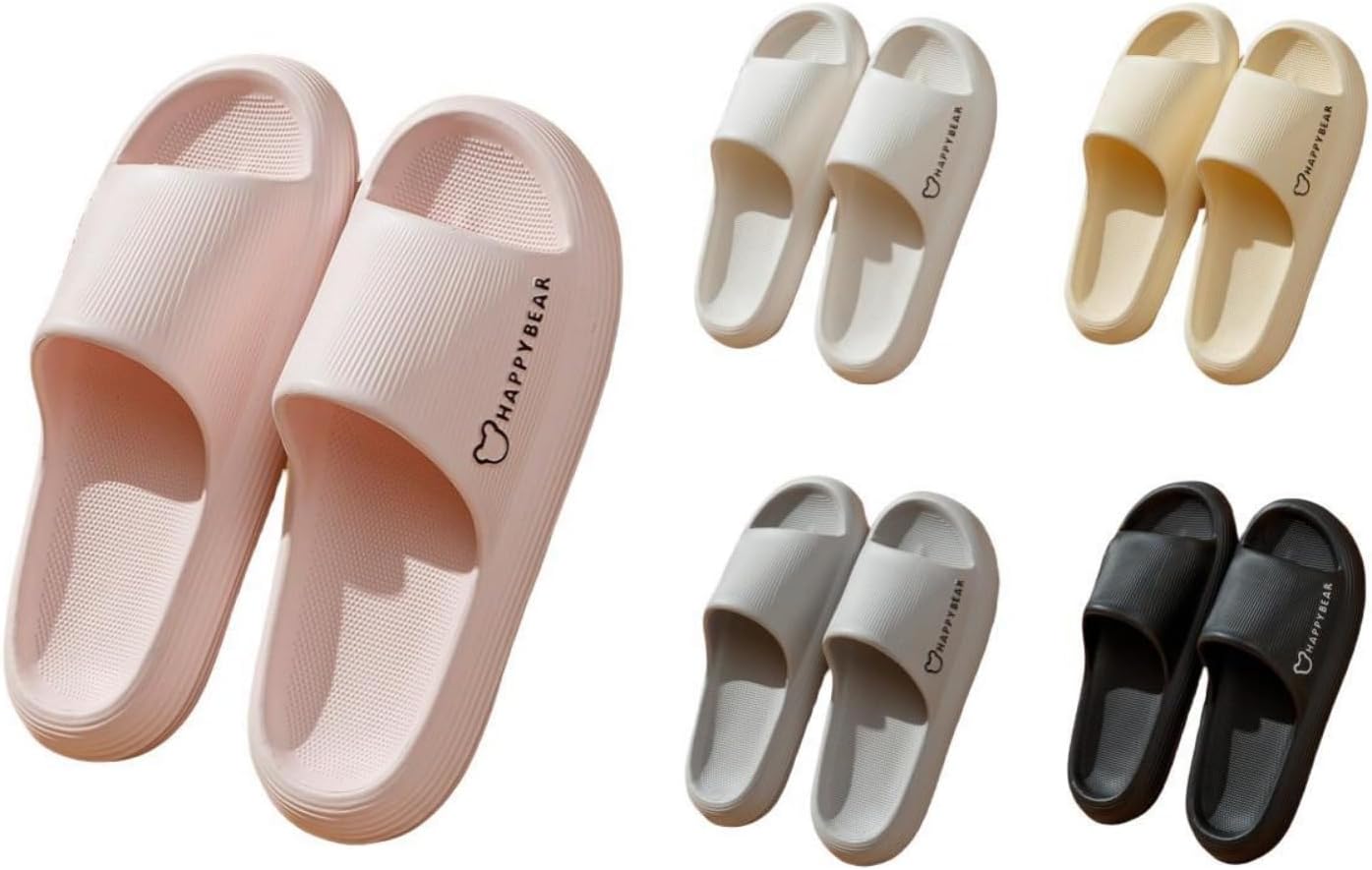 

Милые шлепанцы в виде медвежонка Albiva, розовый