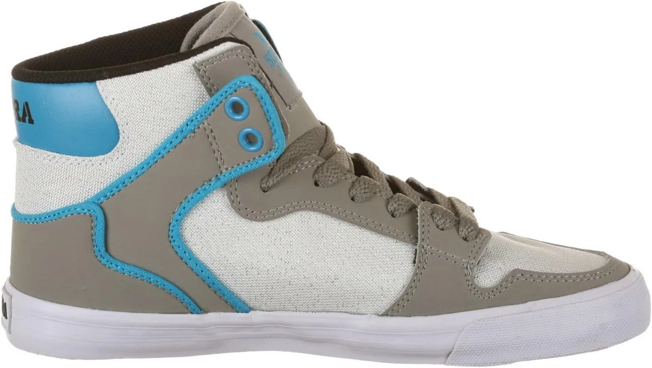Supra, мужские кроссовки, Grey Turq Glitter White — фото 4