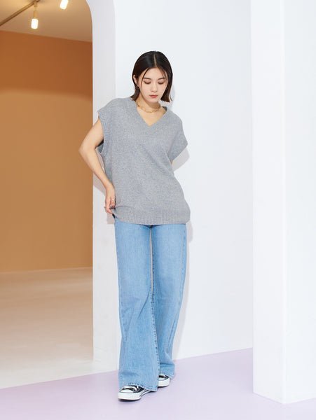 Джинсы с широкими штанинами, цвет светло-индиго Levi's, Light Indigo - Worn In — фото 3