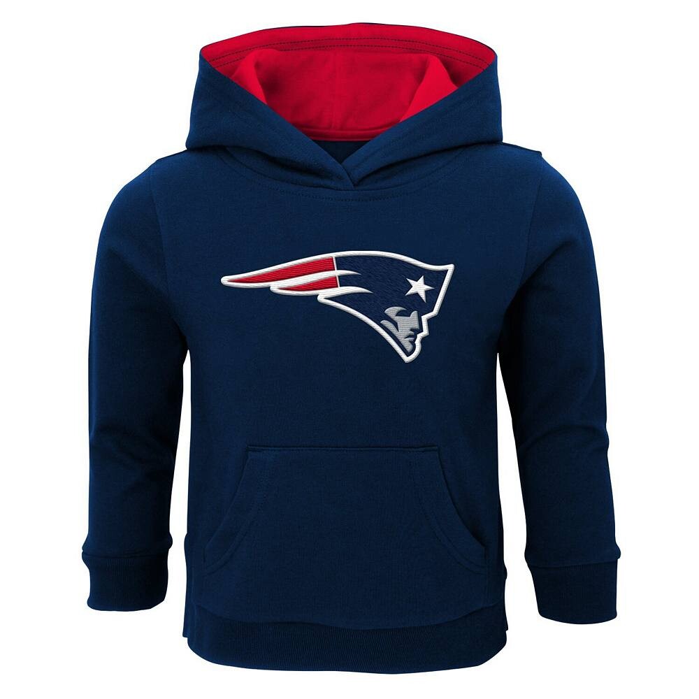 

темно-синий пуловер с капюшоном для малышей New England Patriots Prime Outerstuff, цвет Pat Navy