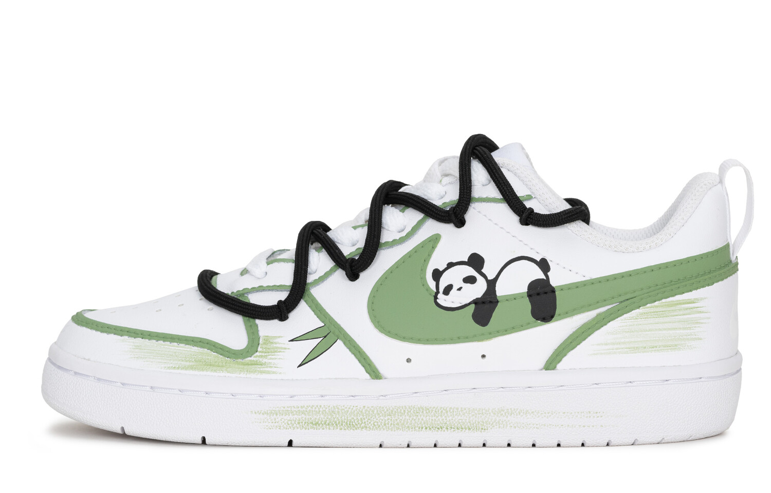 

Кроссовки Nike Court Borough Skateboard Shoes Women's Low-Top White/Green, Белый, Кроссовки Nike Court Borough Skateboard Shoes Women's Low-Top White/Green