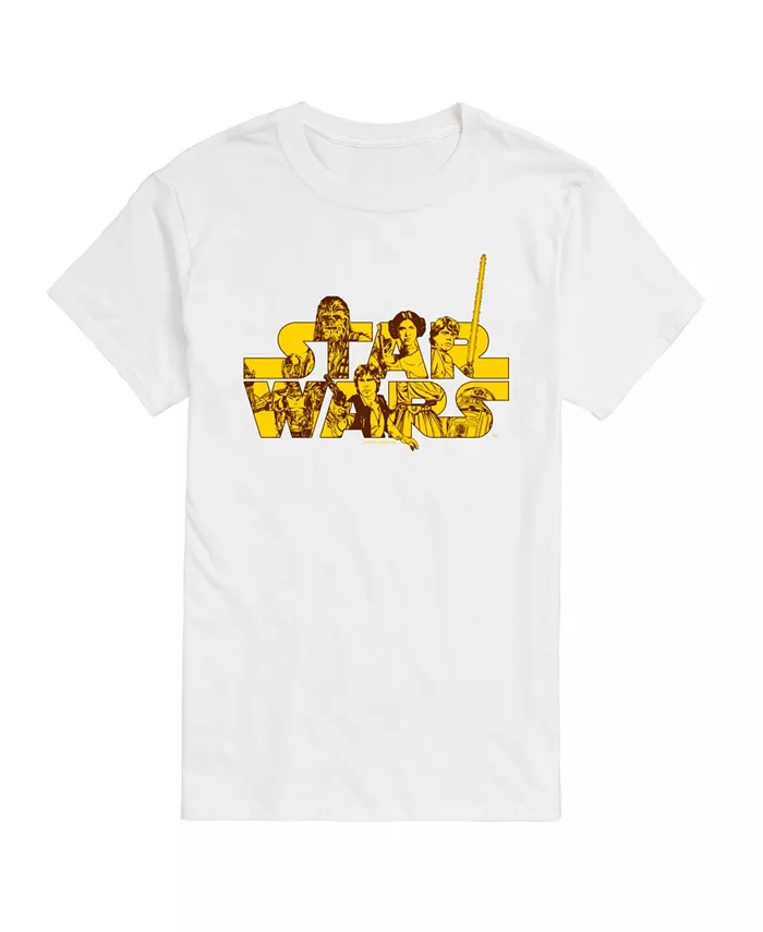 

Мужская футболка с коротким рукавом Star Wars Character Logo AIRWAVES, белый
