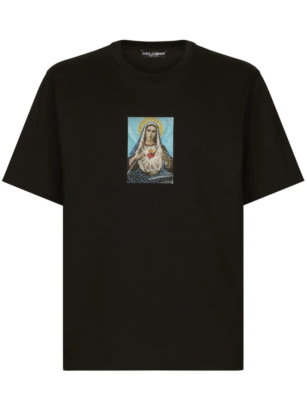 

Футболка с графичным принтом DOLCE & GABBANA, черный