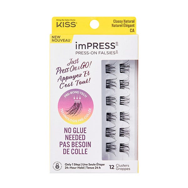 

Накладные ресницы Press-On Falsies. Классные натуральные накладные ресницы с клеем. KISS