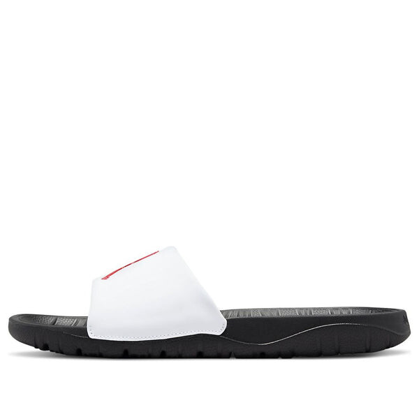 

Тапочки break slide 'white black' Air Jordan, черный