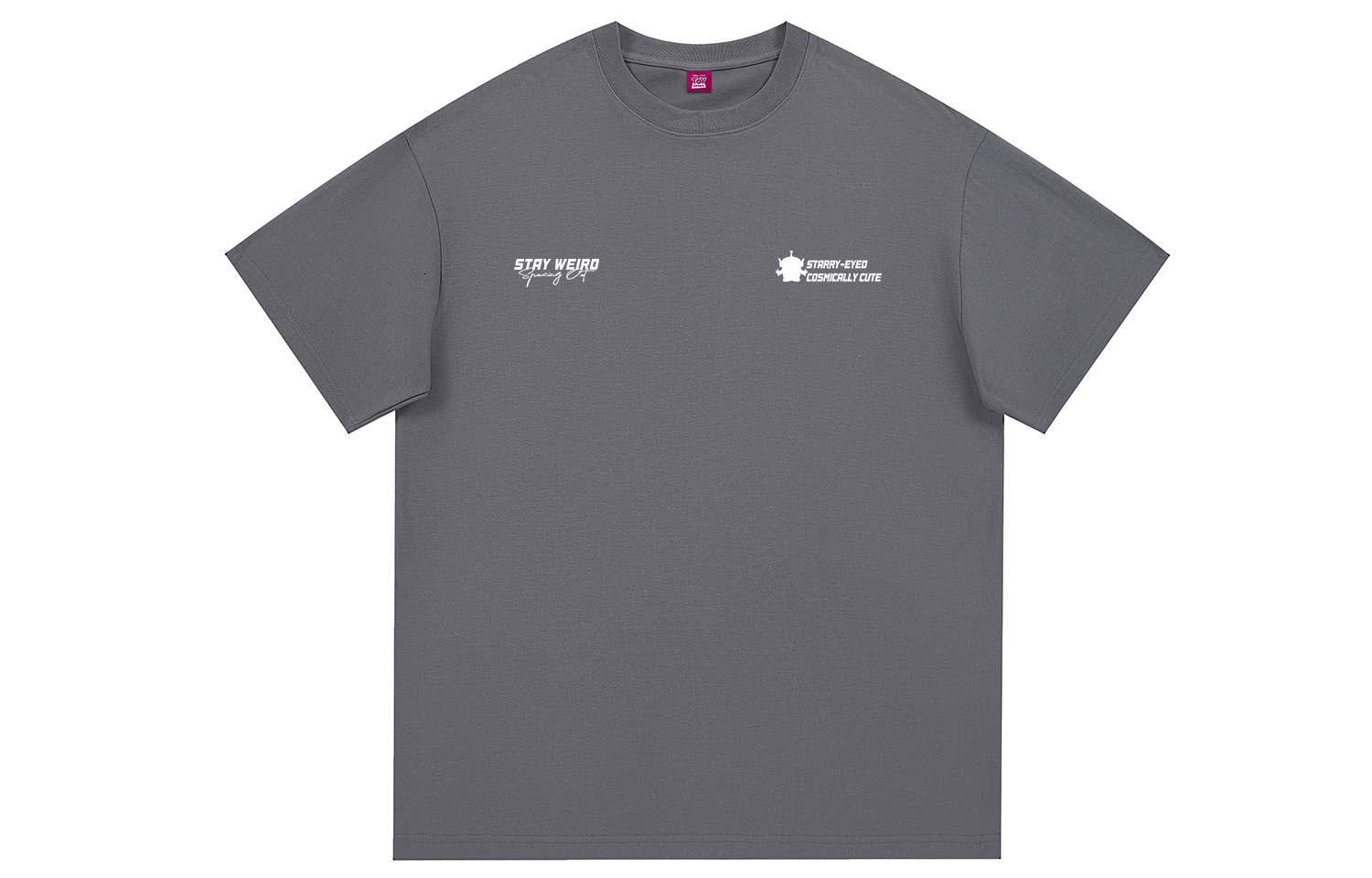 

Футболка Unisex Crew Neck тонкая прямая посадка Disney, iron серый