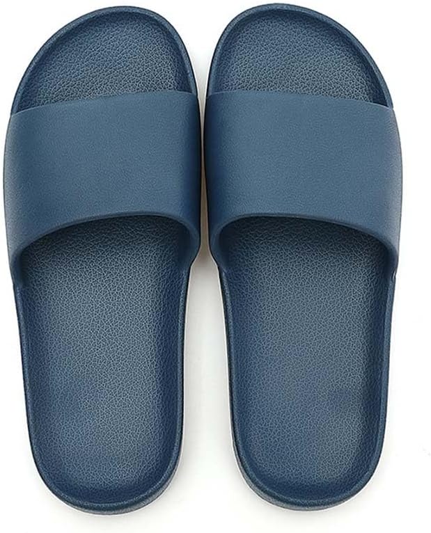 

Женские и мужские босоножки BYDZKJ, противоскользящие шлепанцы для душа, ванной комнаты, быстрой сушки, открытый носок, для бассейна, пляжа, спортзала, внутри и снаружи, темно-синий