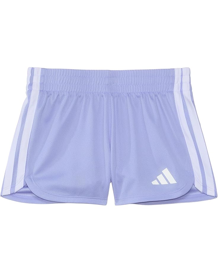 

Шорты adidas Kids 3-stripe Pacer Mesh Shorts, цвет Violet Tone